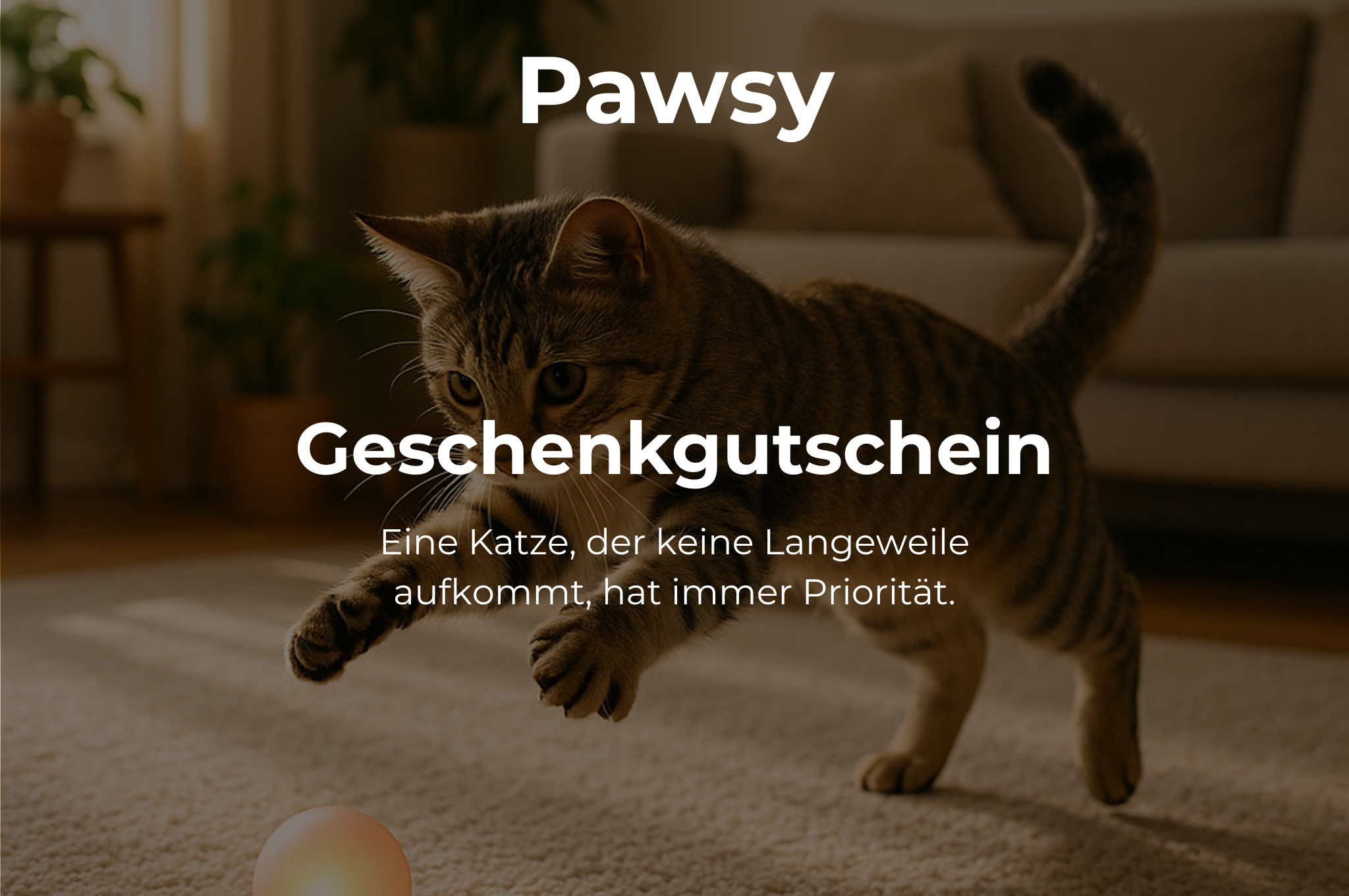 24,99€ Pawsy Geschenkgutschein